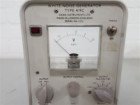 White Noise Generator Type 419C Dawe Instruments Lab