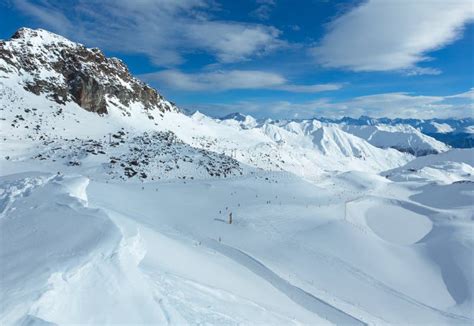 Silvretta Alps Winter View (Austria). Stock Image - Image of winter ...