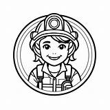 Firefighter Hat Coloring Page  sketch template