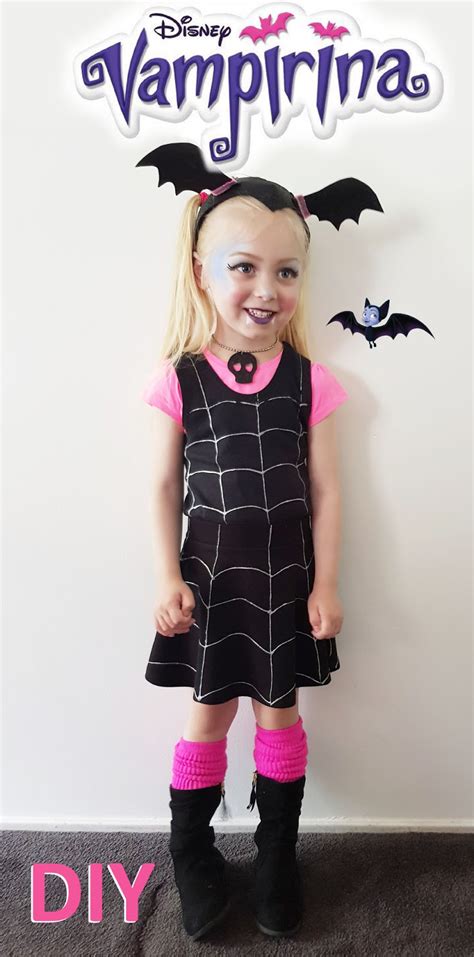 How to make a No Sew Disney Vampirina Costume | Now thats Peachy