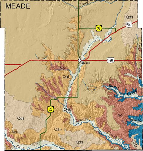 KGS--Geologic Map--Meade