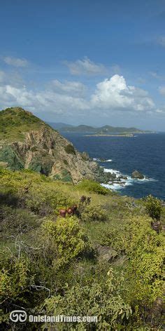 The view from the end of the Ram Head Trail on St John, USVI. One of ...