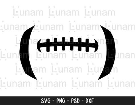 Football Laces Svg Football Silhouette Svg Football Svg - Etsy