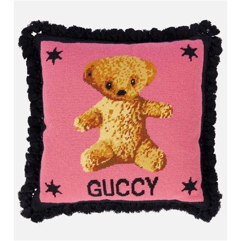 GUCCI Embroidered cushion | Luxury Branded Living • Yiassu.com