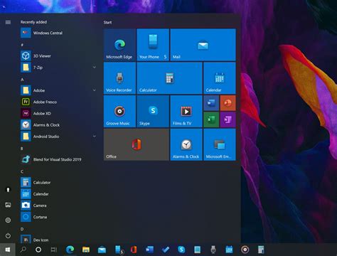Microsoft Windows 10 Desktop Icons