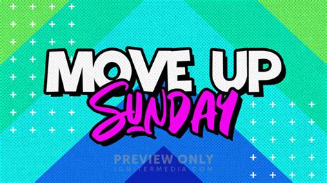 Move Up Sunday - Title Graphics | Church Visuals