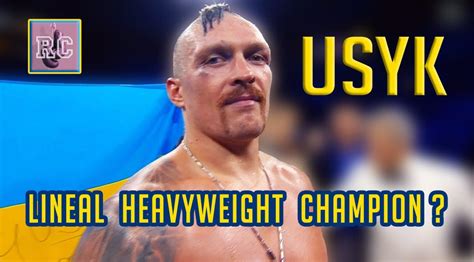 VIDEO: Is Oleksandr Usyk The New Lineal Heavyweight Champion? - Boxing ...