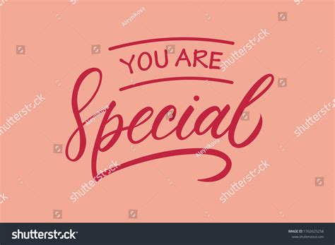 You Special Hand Written Letterng Phrase Stock Vector (Royalty Free ...