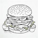 Sad Hamburger Coloring Page Wecoloringpage Com  Vrogueco sketch template