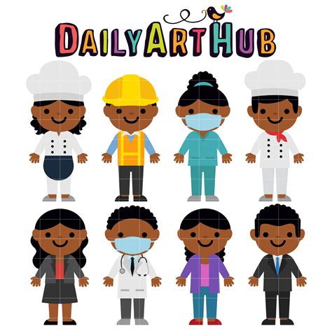 Dream Job Kids Clip Art Set – Daily Art Hub // Graphics, Alphabets & SVG