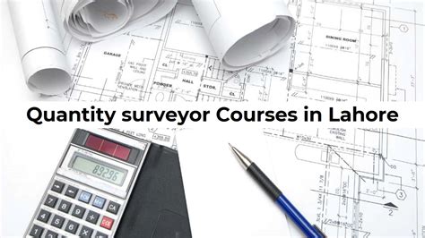 Best Quantity surveyor courses in Lahore - 0333-5380170