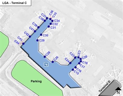 La Guardia Airport LGA Terminal C Map