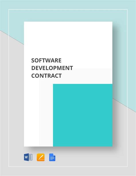 Software Development Contract Template - Google Docs, Word, Apple Pages | Template.net