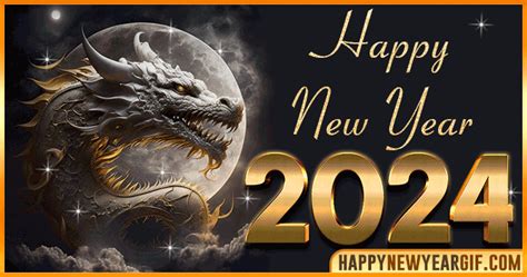 Happy Chinese New Year GIF Images 2024: Year of the Dragon 🐉