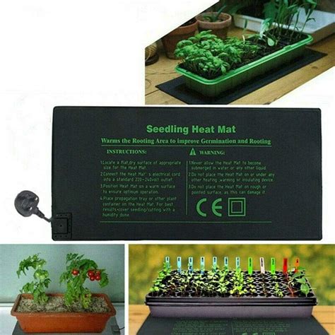 cff Plant Heat Mat Propagation Seedling Heat Mat Plant Seed Warming Heat Pad (10x20): Amazon.co ...