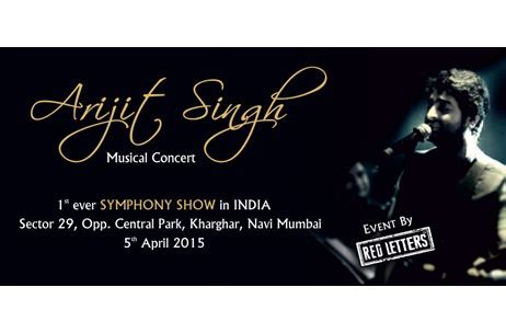 Arijit Singh to perform LIVE with a symphony orchestra in Navi Mumbai ...