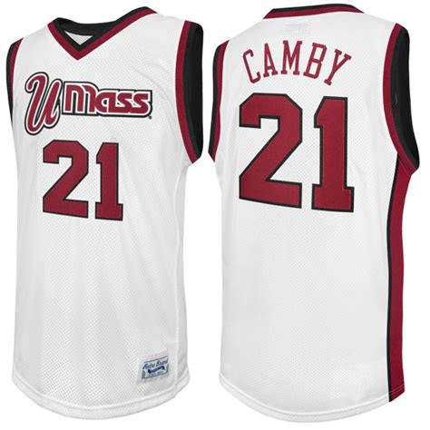 Marcus Camby UMass Jersey - Vintage White Edition | UMass Store