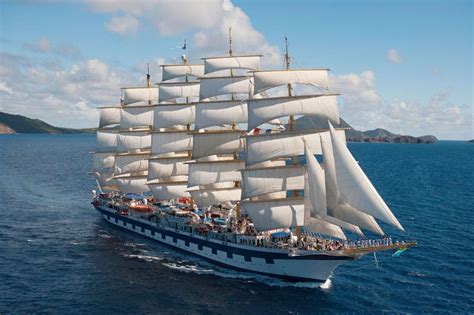 Five masted, 42 sail Royal Clipper is the largest full-rigged sailing ship in the world. : Tallships