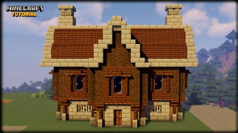 Minecraft: How To Build A Dark Oak House (Easy Tutorial) - YouTube