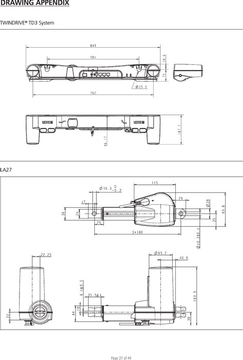 Linak U S HB310 Remote control for Actuator system User Manual