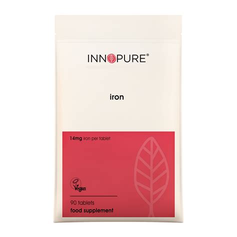 Iron Tablets High Strength 14mg – Innopure