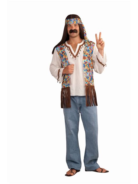 Hippie Groovy Set-Male Costume - PartyBell.com