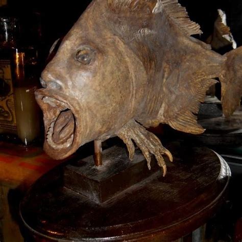 THE MANFISH - HALF MAN, HALF FISH GAFF | Occult decor, Creepy ...