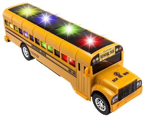 Yellow Moving School Bus Toy for Kids with Light & Sounds Great Gift for Pretend Play - Walmart.com