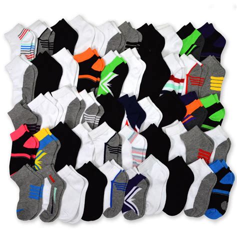 Various Sample Wholesale Bulk Socks Mixed 50 Pairs Valuable Pack Women Men Kids Toddler ...