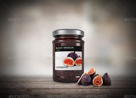 6 Jam Jar Flavors Mock up, Graphics | GraphicRiver