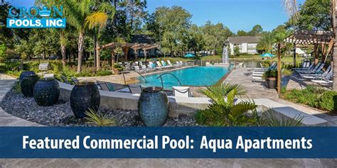 Featured Commercial Swimming Pool Design - Aqua Apartments Jacksonville FL