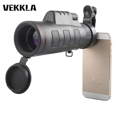 hot HD 35x50 Optical Monocular Telescope Single cell Phone Camera Lens Binoculars Waterproof ...