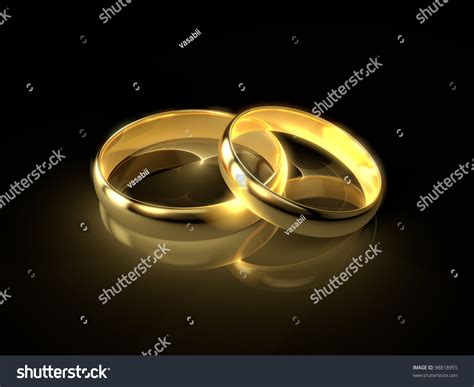 75,339 Wedding Rings On Black Background Images, Stock Photos & Vectors ...