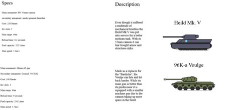 Medium/heavy tank concepts : r/foxholegame