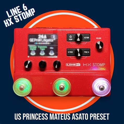 Line 6 HX Stomp - US Princess Mateus Asato Preset — Guitar Emerge