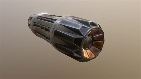 Sci-Fi Thruster - 3D model by spotless [a05c8ea] - Sketchfab