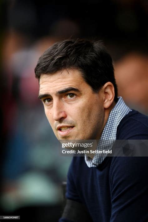 Andoni Iraola, Manager of AFC Bournemouth, looks on prior to the ...