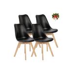 Set of 4 Mid-Century Modern Dining Chairs – simplexdeals