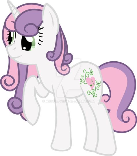 Redesigned grown up Sweetie Belle by asdflove on DeviantArt