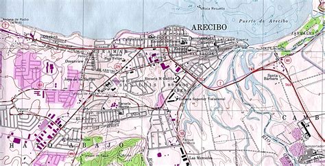 Arecibo Topographic Map, Puerto Rico