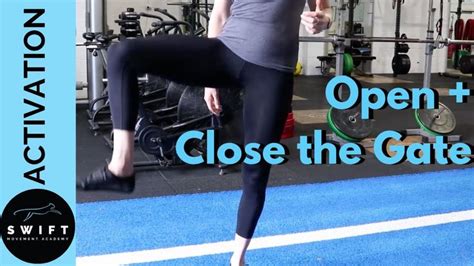 Open the gate close the gate // dynamic warm up stretch | Hip openers, Ball exercises, Exercise