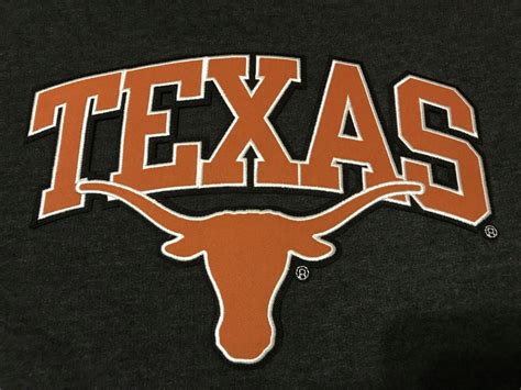 Texas Longhorns Logo Heat seal/Iron On Embroidered Full Front Applique ...