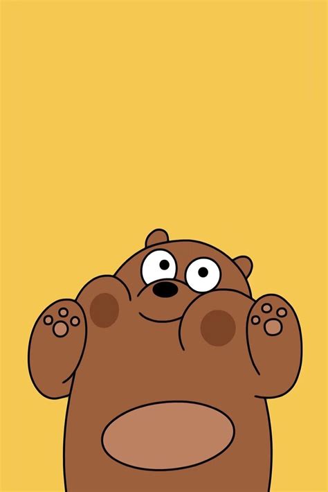 My Phones Wallpaper We All Need Grizz In Our Life throughout We Bare Bears Grizz Wallpaper in ...