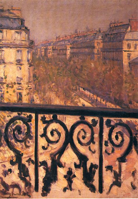 A Balcony in Paris - Gustave Caillebotte - WikiArt.org - encyclopedia ...