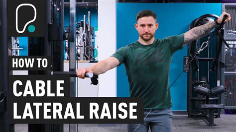 How To Do Cable Lateral Raises - YouTube