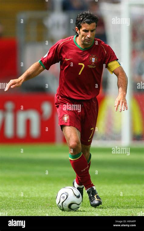 LUIS FIGO PORTUGAL V IRAN FRANKFURT Germany 17 June 2006 Stock Photo ...