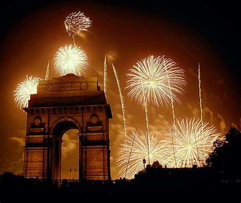 Fireworks at India Gate - PixaHive