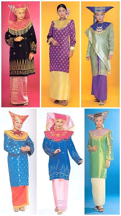 Malaysian Clothes, Satun, Minangkabau, Cartoon Costumes, Yala, Folk ...