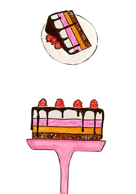 Chocolate Cake Drawing | Free download on ClipArtMag