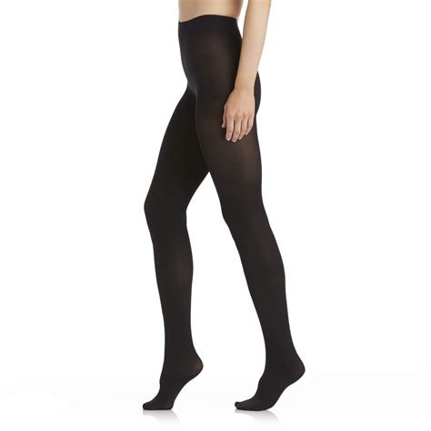 No Nonsense Women's Super Opaque Control Top Tights